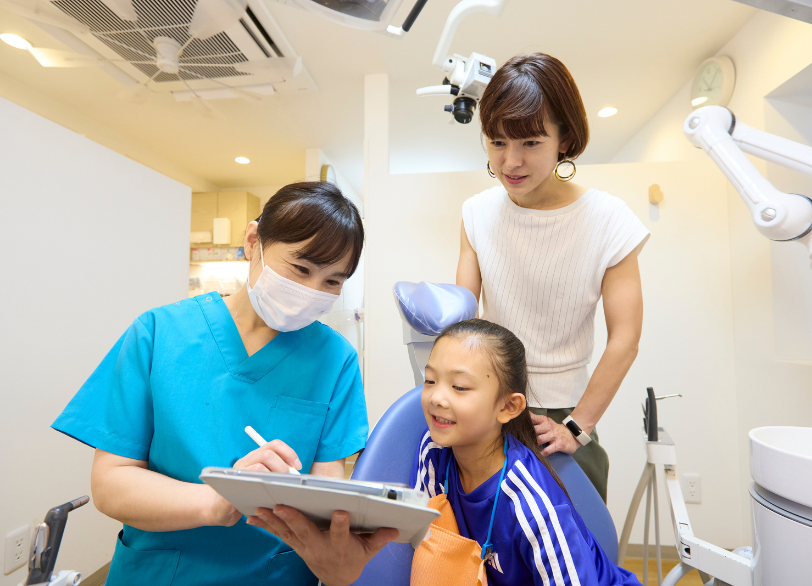 保護者様にはぜひお側で見守っていてほしい|あおやま歯科
