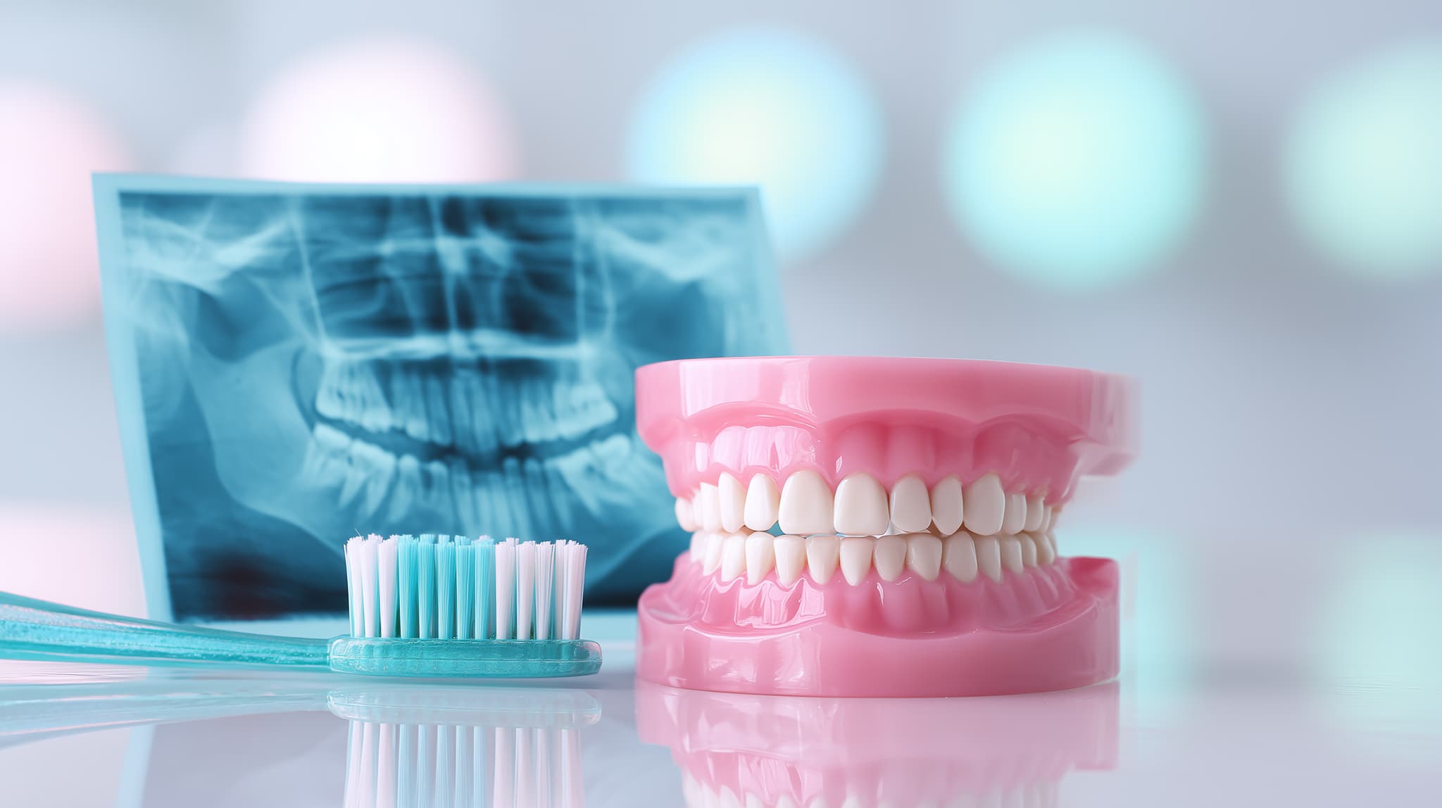 定期検診とセルフケアのイメージ